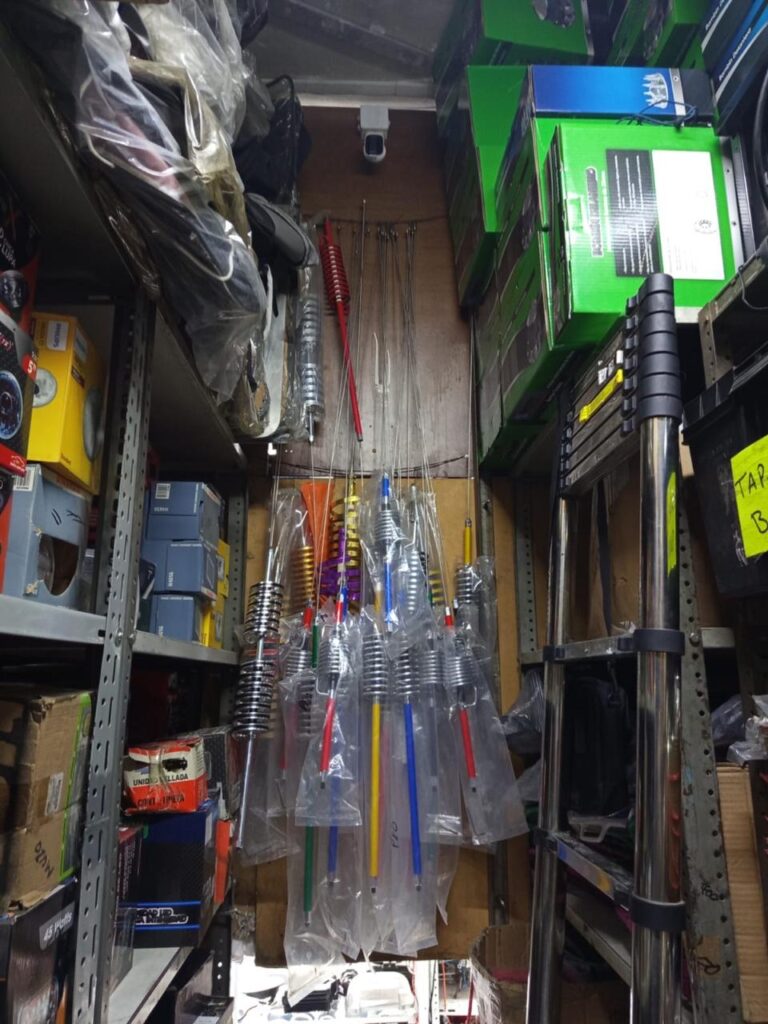 Bodega del negocio de Jorge antes de instalar las cámaras