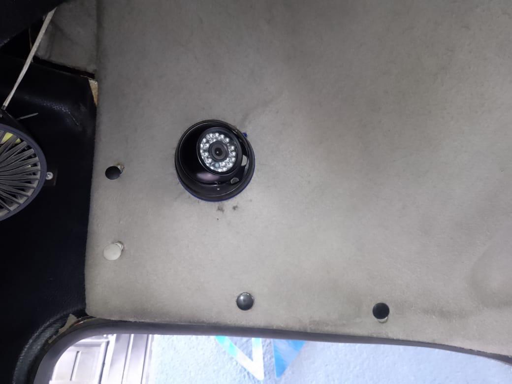 Sistema de monitoreo y geolocalización instalado en camioneta