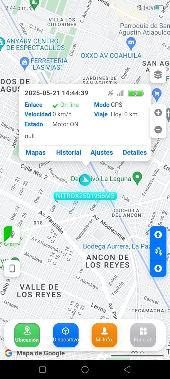 Aplicación móvil de geolocalización y monitoreo SISPPRO